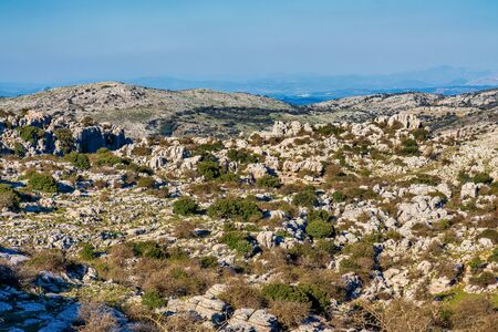 El Torcal de Antequera, Andalusia, Spain, near Antequera, province Malaga.
