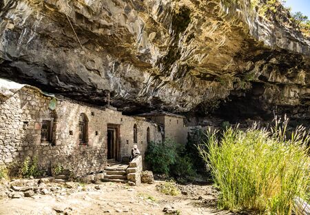 Monastery Neakuto Leab near Lalibela in Ethiopiaの写真素材