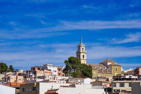 The little village of Abaran in valley ricote, in the Murcia region, Spainの写真素材