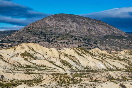 The Badlands of Abanilla and Mahoya in the Murcia region in Spainの写真素材