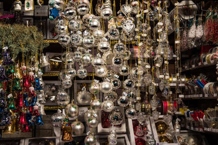Christmas market in Munich, Bavaria, Germany, Europeの写真素材