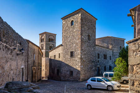 Trujillo, Spain - November 13, 2019: Church of Santa Maria la Mayor in Trujillo Caceres province,...