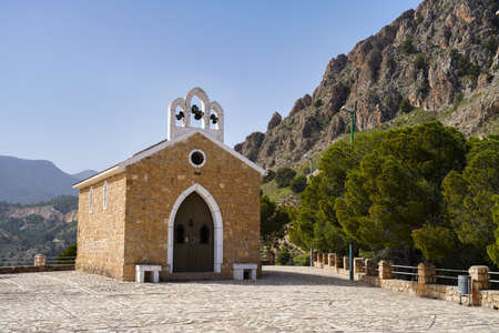 La Virgen del Buen Suceso Sanctuary in Cieza in Murcia region, Spain.の写真素材