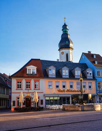 Speyer, Germany - Mar 15, 2020: St. Josephs Parish Church in Speyer in Rhineland-Palatinate. St. Josephs Church is the second largest next to the Cathedral Catholic church in the City of Speyer.のeditorial素材