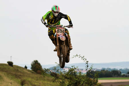 Windsberg, Germany - June 29, 2019 Motocross training in Windsberg Germany