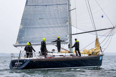 Travemuende, Germany - July 28, 2018 Sailing week in Travemuende Germany