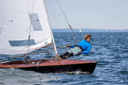 Travemuende, Germany - July 28, 2018 Sailing week in Travemuende Germany
