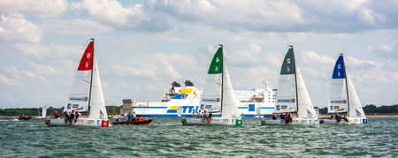 Travemuende, Germany - July 28, 2018 Sailing week in Travemuende Germany
