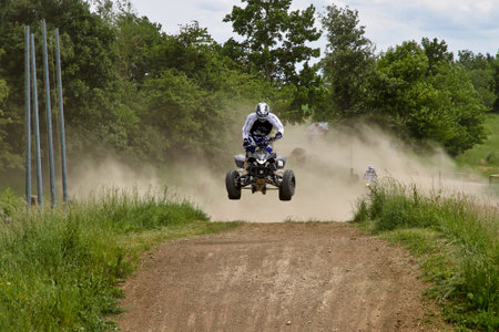 Windsberg, Germany - June 29, 2019 Motocross training in Windsberg Germanyのeditorial素材