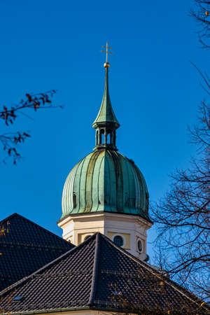 Munich, Germany - Nov 01, 2020: View of famous Old North Cemetery of Munich, Germany with historic gravestones. Funerals have not been held here since 1944. Instead, the cemetery is used as a park.のeditorial素材
