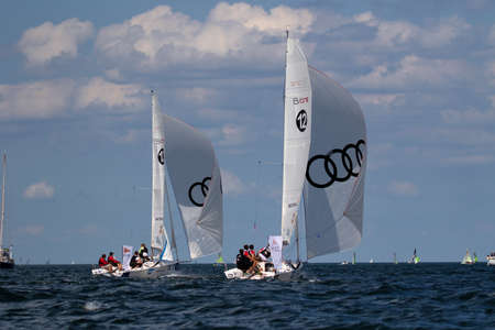 Travemuende, Germany - July 28, 2018 Sailing week in Travemuende Germany