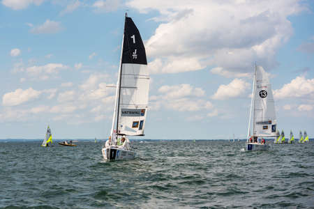 Travemuende, Germany - July 28, 2018 Sailing week in Travemuende Germany