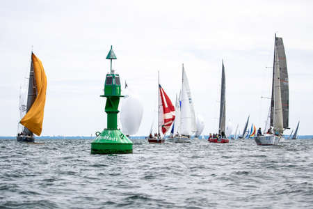 Travemuende, Germany - July 28, 2018 Sailing week in Travemuende Germany