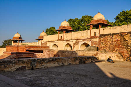 Fatehpur Sikri, India - Jan 08, 2020: Fatehpur Sikri, India, built by the great Mughal emperor, Akbar beginning in 1570のeditorial素材