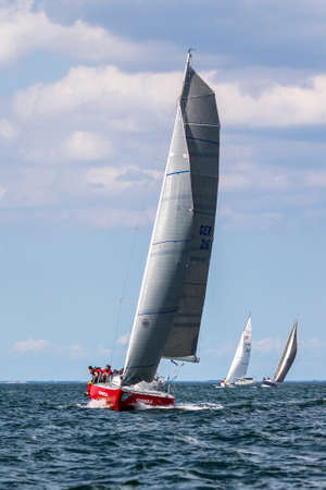 Travemuende, Germany - July 28, 2018 Sailing week in Travemuende Germany