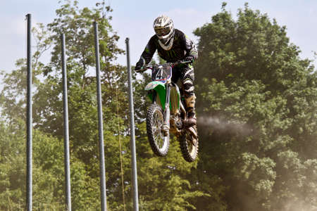 Windsberg, Germany - June 29, 2019 Motocross training in Windsberg Germanyのeditorial素材