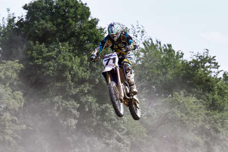 Windsberg, Germany - June 29, 2019 Motocross training in Windsberg Germany