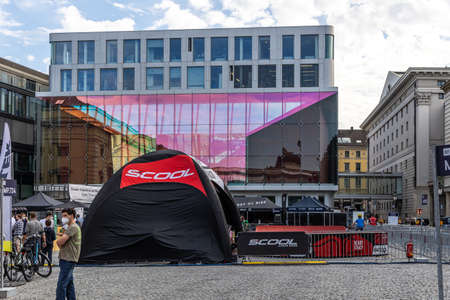 Munich, Germany - Sep 07, 2021: IAA Mobility Open Space. International Automobile Exhibition at...