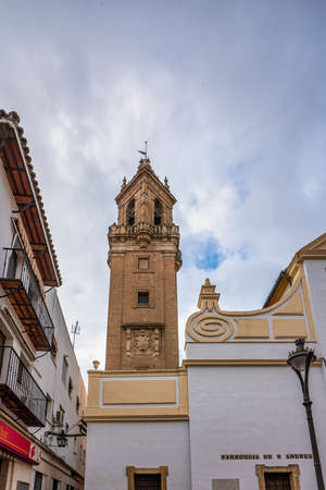 Cordoba, Spain - November 02, 2019: Church of St Andrew, Iglesia de San Andres in Cordoba, Andalusia in Spain.のeditorial素材