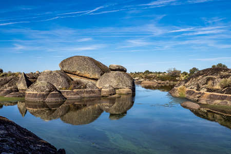 Los Barruecos Natural Monument, Malpartida de Caceres, Extremadura in Spain.