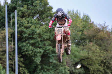 Windsberg, Germany - June 04, 2022: Motocross training in Windsberg Germanyのeditorial素材