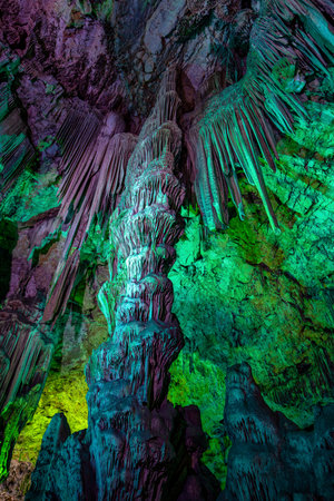 Gibraltar, United Kingdom - Nov 18, 2022: Upper Rock Nature Reserve at Gibraltar. Exploring Old St...