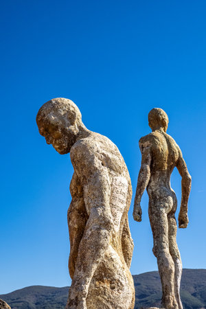 El Torno, Spain - Oct 13, 2022: Mirador de la Memoria, El Torno, Caceres, Spain. Monument in memory of those assassinated by the Franco dictatorship.のeditorial素材