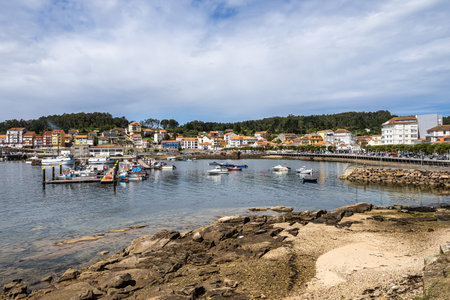 The fishermen village of Camarinas in Galicia, Spain, Europe