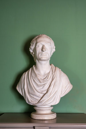 Weimar, Germany - May 12, 2023: Interior of the garden house of Johann Wolfgang von Goethe in Weimar, Thuringia in Germany. Unesco World Heritage Siteのeditorial素材