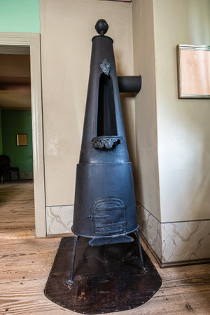 Weimar, Germany - May 12, 2023: Interior of the garden house of Johann Wolfgang von Goethe in Weimar, Thuringia in Germany. Unesco World Heritage Siteのeditorial素材