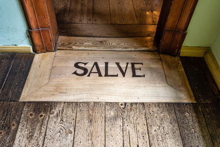 Weimar, Germany - May 11, 2023: Interior of Johann Wolfgang von Goethe house in the city of Weimar in Germany. Now Goethe House Museum, dedicated to the life and work of Johann Wolfgang Goethe.のeditorial素材