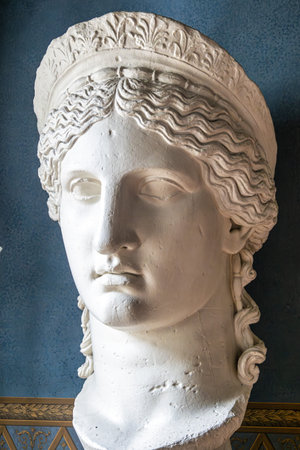 Weimar, Germany - May 11, 2023: Interior of Johann Wolfgang von Goethe house in the city of Weimar in Germany. Now Goethe House Museum, dedicated to the life and work of Johann Wolfgang Goethe.のeditorial素材