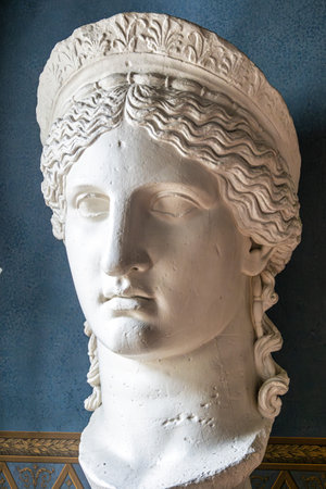 Weimar, Germany - May 11, 2023: Interior of Johann Wolfgang von Goethe house in the city of Weimar in Germany. Now Goethe House Museum, dedicated to the life and work of Johann Wolfgang Goethe.のeditorial素材