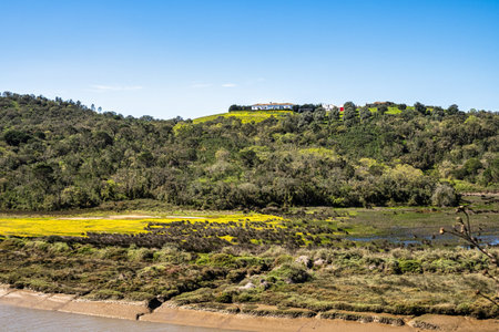 Walking from Troviscais to the River Mira flowing into the Atlantic Ocean, Troviscais, Vicentine...