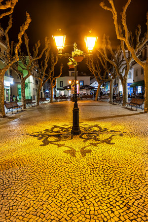 View of the Republic Square also called Jogo de Bola because this is where the villagers used to gather to play ball.の写真素材