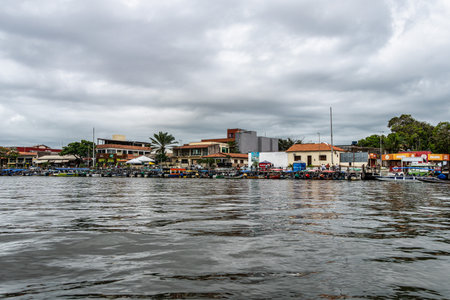 Barreirinhas, Brazil - Jan 17, 2026: Preguicas River at Barreirinhas In Maranhao, northern Brazil....