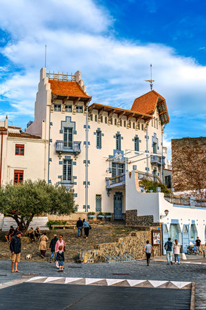 Cadaques, Spain - Oct 31, 2025: Picturesque mediterranean village of Cadaques. Costa Brava, Girona in Spain, Europeのeditorial素材