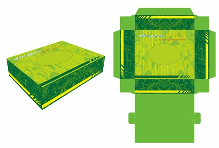 Mini Facial Tissue Paper Boxのイラスト素材