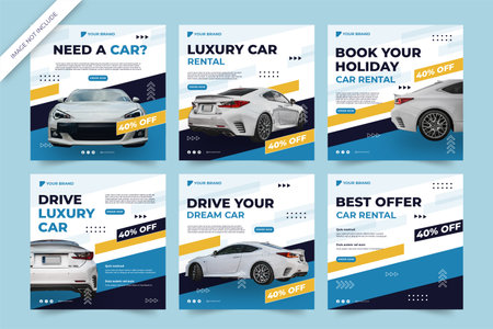 social media postのイラスト素材