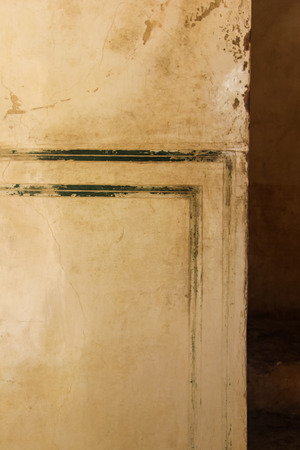 on april springtime in rajasthan india in jaipur exact views at ornaments and figurines and graphics and paintings and marmor artwork are admiring moments of historyのeditorial素材