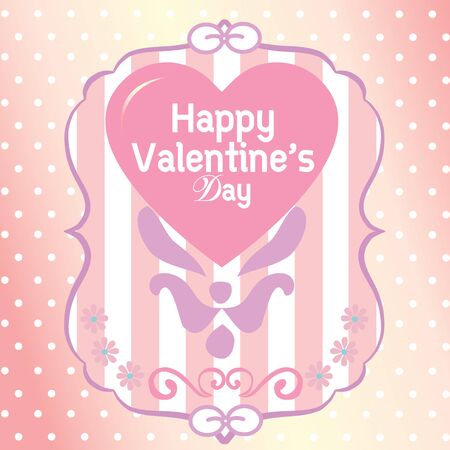 Happy Valentine Cardのイラスト素材