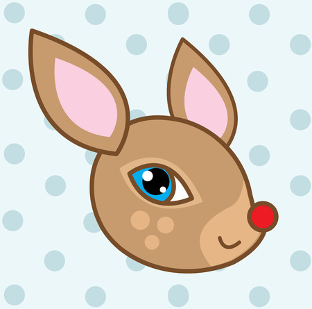 Cute Reindeer Vectorのイラスト素材