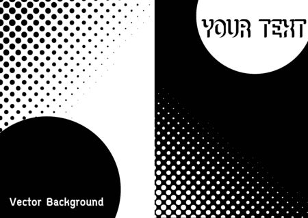 Abstract Halftone background. Vector.のイラスト素材