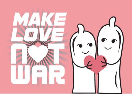 Happy valentine day card Vector Illustrationのイラスト素材