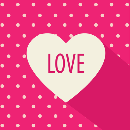 Happy valentine day card Vector Illustrationのイラスト素材