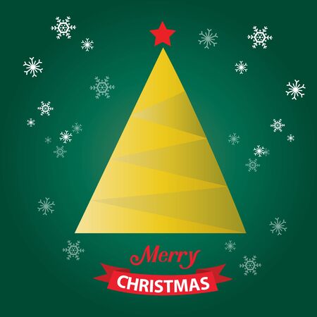 Happy New Year Greeting Card. Merry Christmas card. Vector Illustration.のイラスト素材