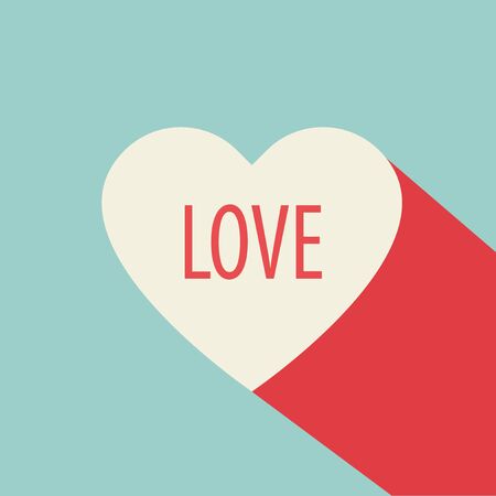 Happy valentine day card Vector Illustrationのイラスト素材