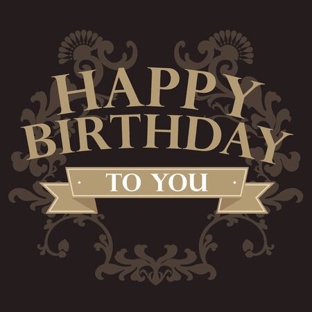 Happy Birth Day Card Vectorのイラスト素材