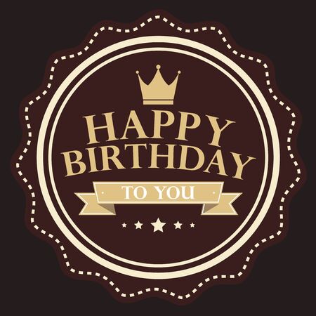 Happy Birthdayのイラスト素材