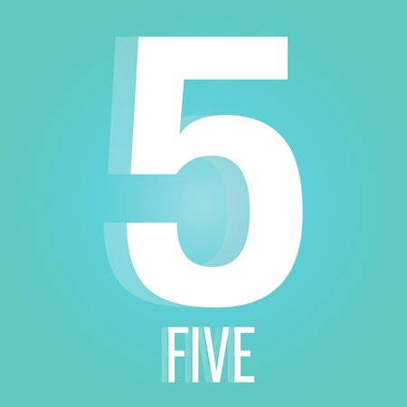 Five  Vectorのイラスト素材